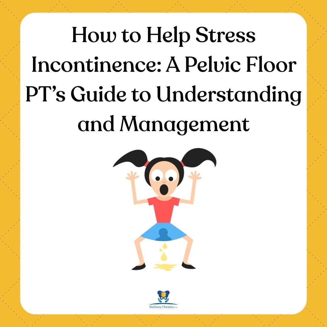 How to Help Stress Incontinence: A Pelvic Floor PT Guide, Bethany Hansen PT blog