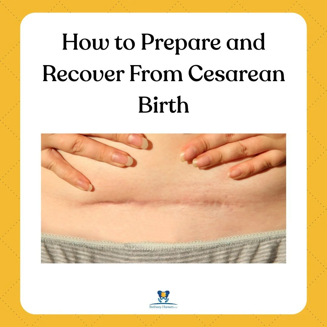 c-section recovery and scar massage