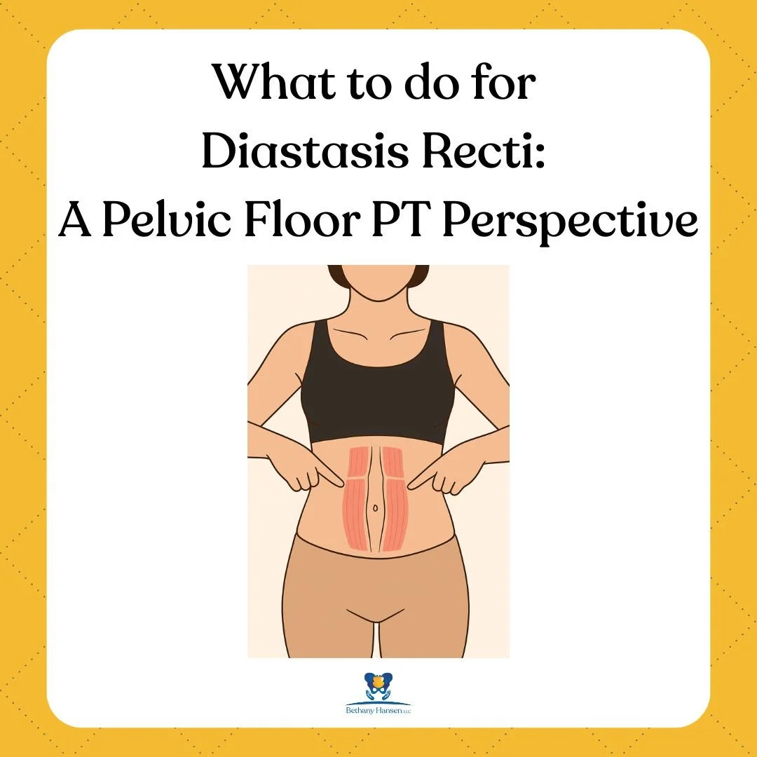 Diastasis recti DRA pelvic floor PT